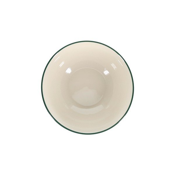 Zelena/slonokoščena porcelanasta skledica Cyril – S|P Collection-image-3