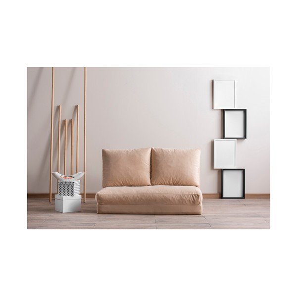 Kremno bela raztegljiva sedežna garnitura 120 cm Taida – Balcab Home-image-1
