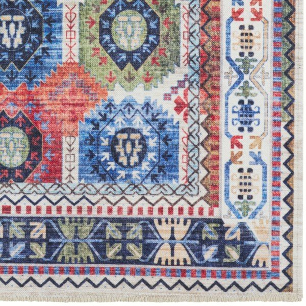 Pisana preproga z visoko vsebnostjo bombaža Nouristan Kilim Masin 120 x 170 cm-image-3