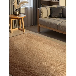 Obojestranska/ročno tkana preproga iz jute v naravni barvi 120x180 cm Sharmila Natural Brown – Hanse Home