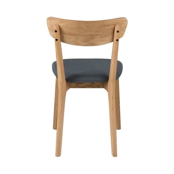 Oblazinjeni jedilni stoli v sivi in naravni barvi v kompletu 2 ks Taxi – Actona-image-3