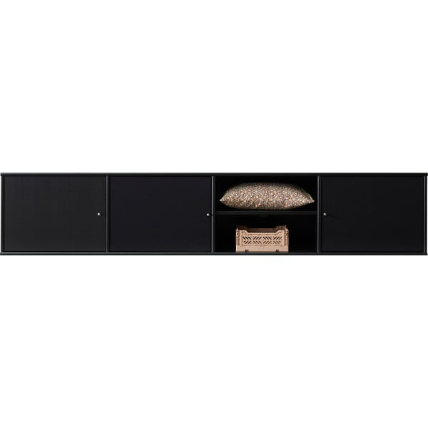 Črna TV omarica Mistral 233