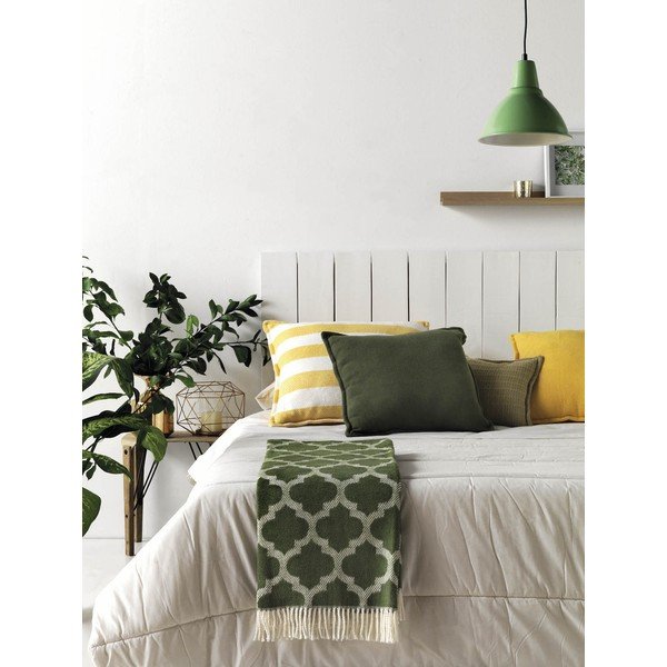 Rumen-rjava pletena odeja Euromant Damasco, 140 x 160 cm-image-1