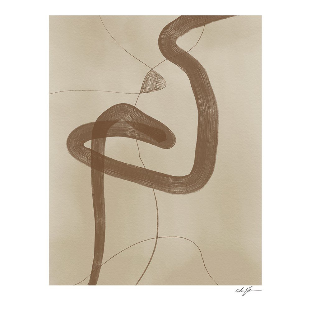 Plakat 70x100 cm Two ways – Anna Johansson
