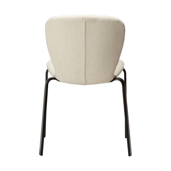 Kremno bel oblazinjen jedilni stol Heap – DAN-FORM Denmark-image-3