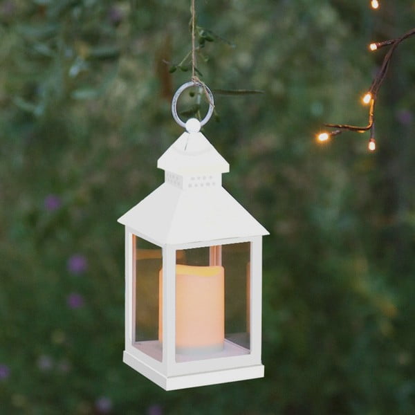 Velika bela dekorativna LED lanterna, primerna za uporabo na prostem Tomasucci Lante-image-1