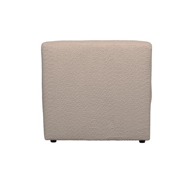 Bež modul za sedežno garnituro iz tkanine bouclé (sredinski modul) Coco  – WOOOD-image-4