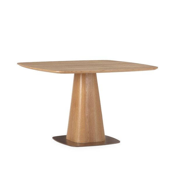 Jedilna miza v hrastovem dekorju 120x120 cm Etel – MOME