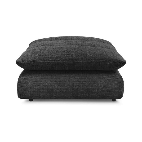 Črn tabure iz šenilje Neil – Bobochic Paris-image-3