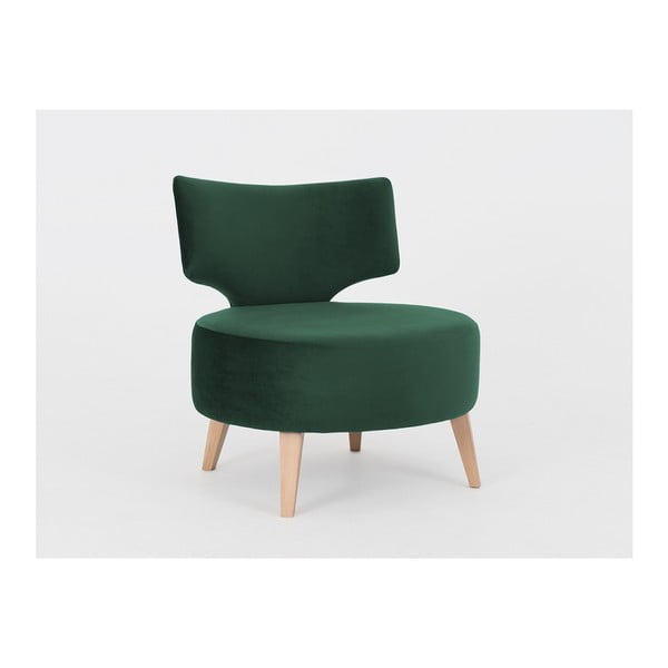Temno zelena oblika po meri Flippin Armchair-image-1