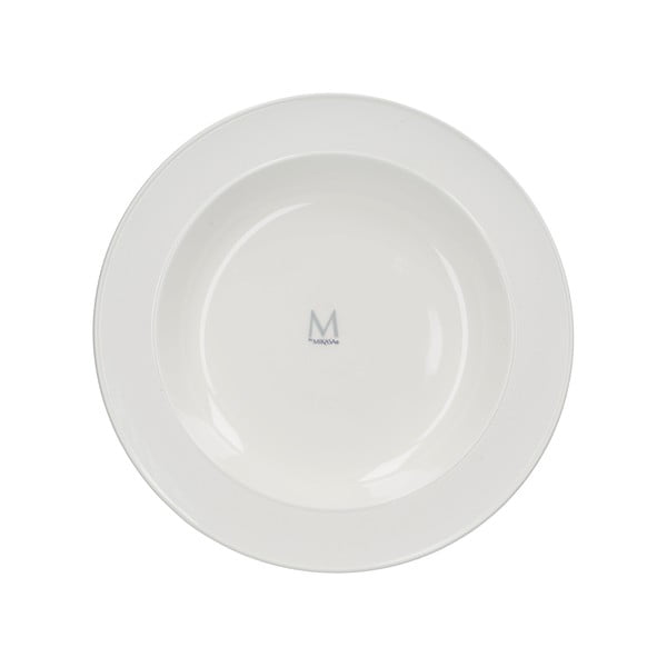 Globok krožnik iz belega porcelana Mikasa Ridget, ø 30 cm-image-3