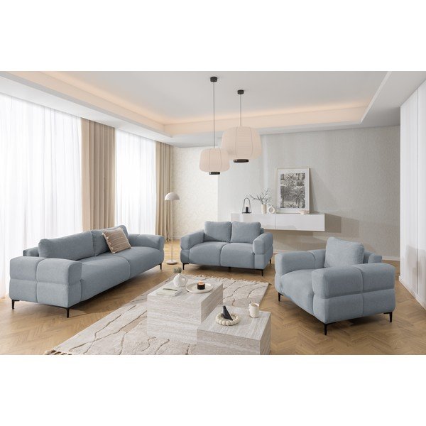 Prašno modra sedežna garnitura 217 cm Helio – Ropez-image-2