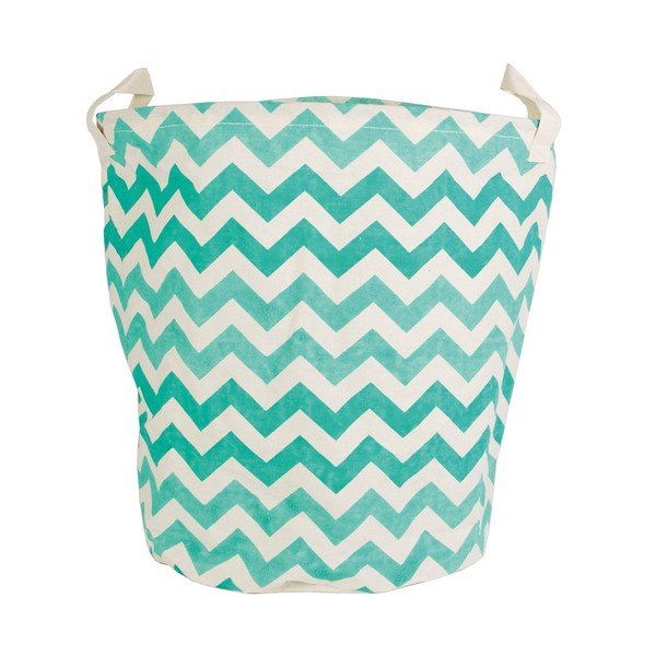 Modra košara za perilo Sass & Belle Chevron