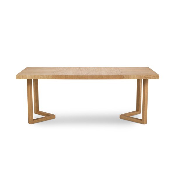 Raztegljiva miza iz masivnega hrasta Windsor & Co Sofas Skarde, ø 100 cm-image-2