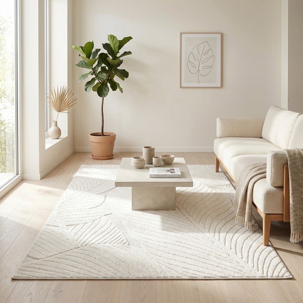 Kremno bela preproga 120x170 cm Lamina – ESTE-image-4