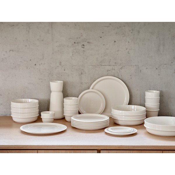 Kremno bela porcelanasta skledica za serviranje 1,4 l Eau – Zone-image-1