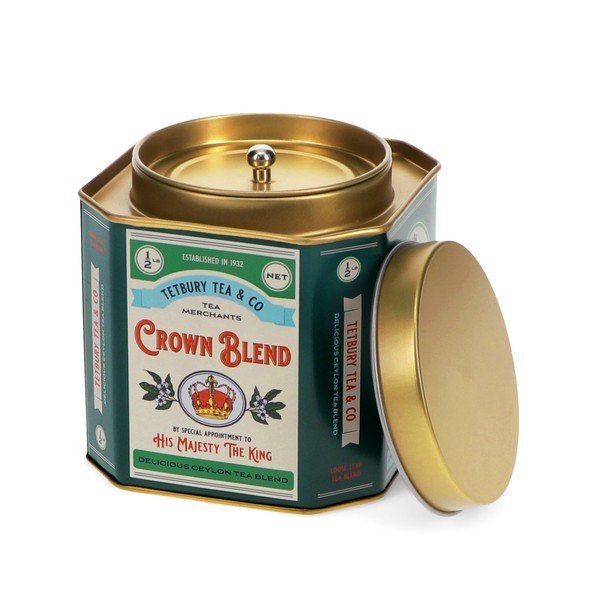 Kovinska posoda za shranjevanje za čaj Crown Blend – Rex London-image-2