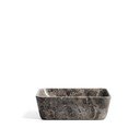 Siv kamnit umivalnik 40x40 cm Darnen – Kave Home