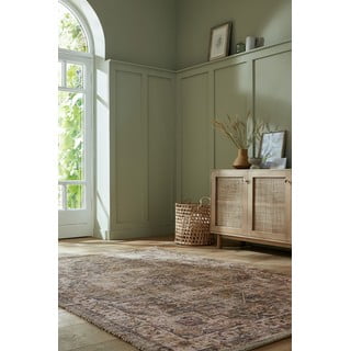 Kaki zelena ročno tkana preproga iz mešanice jute 80x150 cm Selena Jute Traditional – Flair Rugs