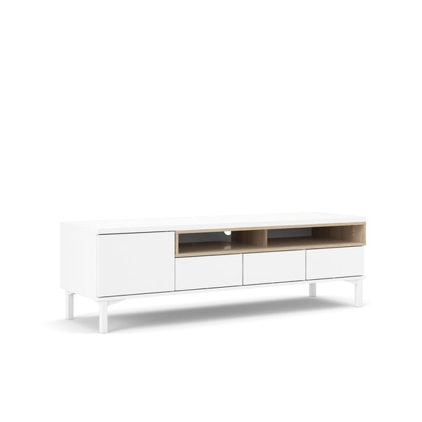 Bela TV omarica 156x48x48 cm Roomers – Tvilum-image-3