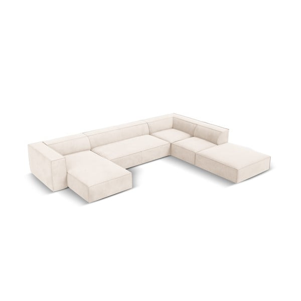 Kremno bela kotna sedežna garnitura (z desnim kotom) Madame – Windsor & Co Sofas-image-2