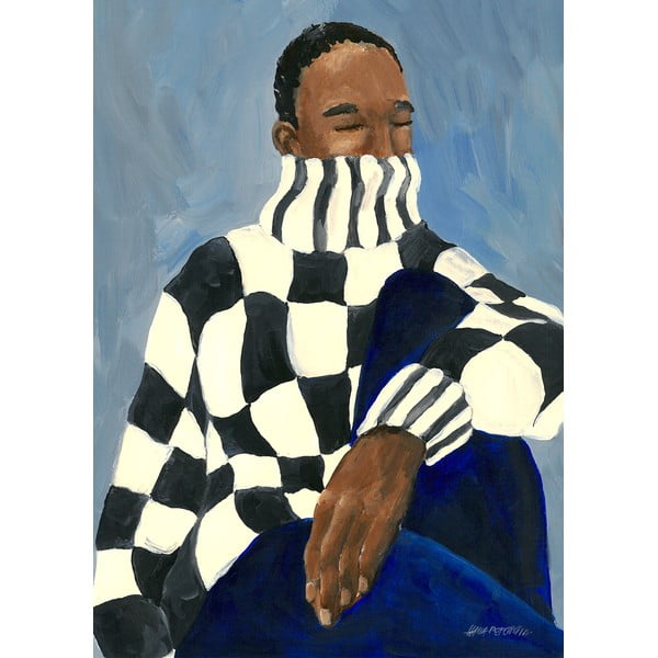 Plakat 50x70 cm Check – Hanna Peterson – The Poster Club