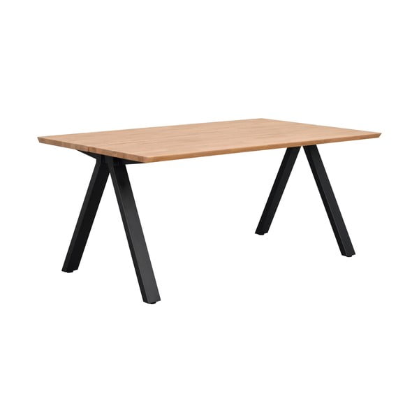 Raztegljiva jedilna miza s ploščo iz hrastovega lesa 170x100 cm Carradale - Rowico-image-1