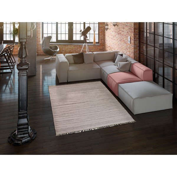 Bež zunanja preproga iz reciklirane plastike Universal Liso, 160 x 230 cm-image-1