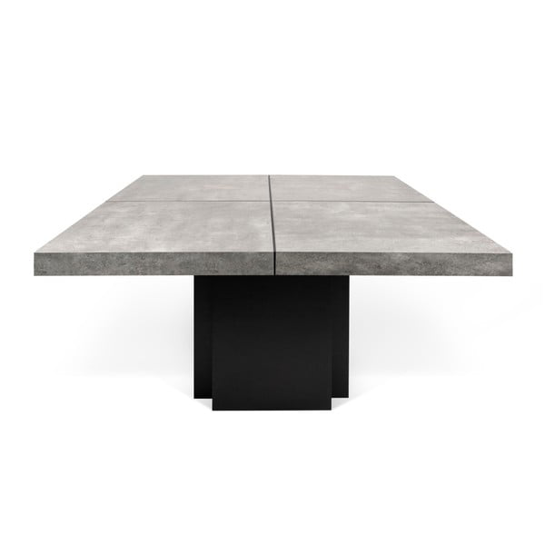 Jedilna miza z betonskim dekorjem TemaHome Dusk, 130 x 130 cm