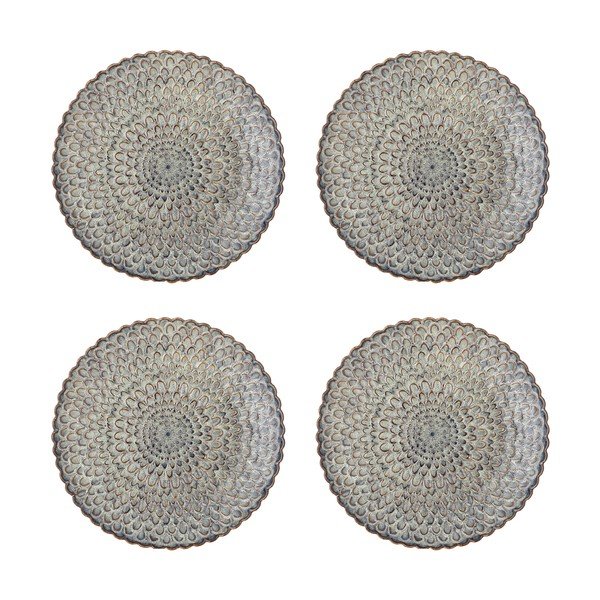 Sivi krožniki v kompletu 4 ks iz kamenine ø 26,5 cm Katrina – Bloomingville