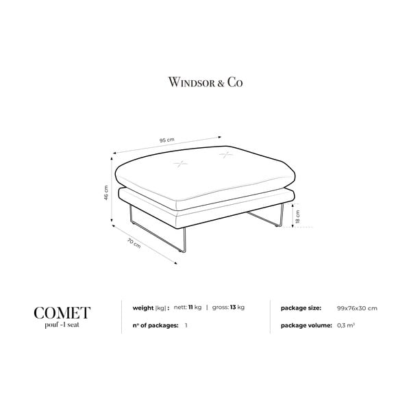 Temno moder otoman Windsor & Co Sofas Comet-image-4