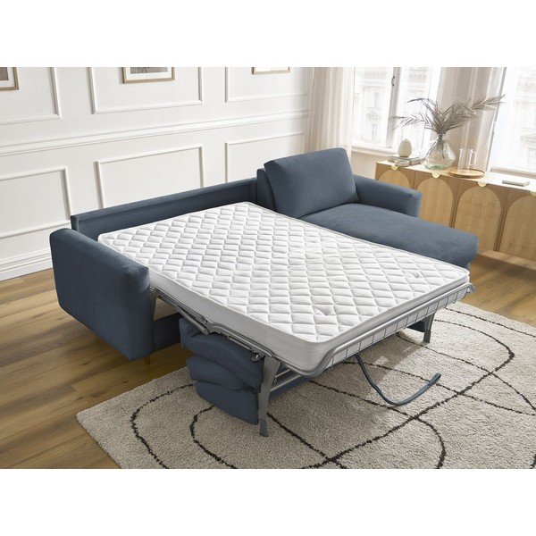 Temno modra kotna sedežna garnitura Nouveau Cocoone – Bobochic Paris-image-1