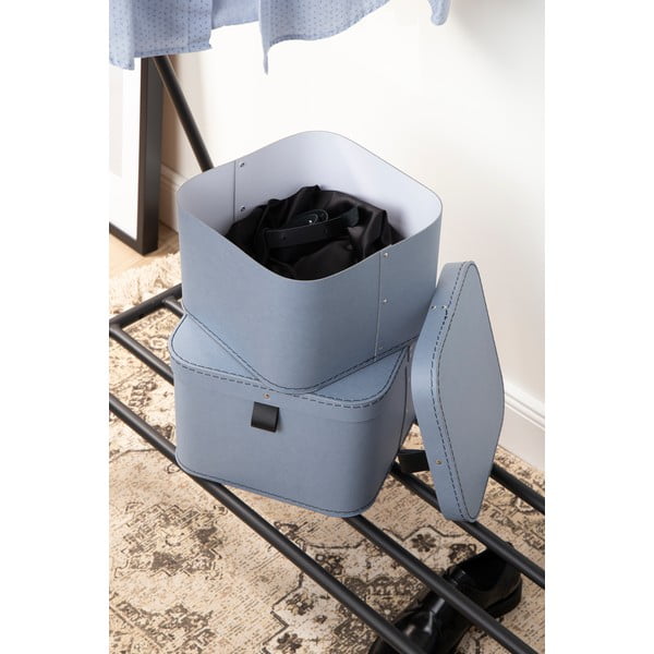Kartonaste škatle za shranjevanje s pokrovom v kompletu 2 ks Ludvig – Bigso Box of Sweden-image-3