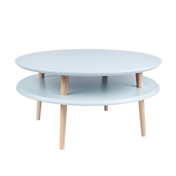 Svetlo siva mizica Ragaba UFO, ⌀ 70 cm