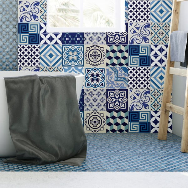 Komplet 15 dekorativnih stenskih nalepk Ambiance Seaside, 20 x 20 cm-image-3