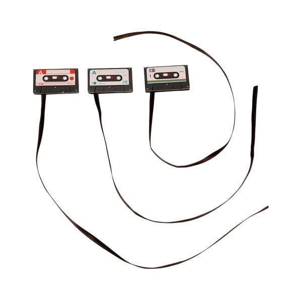 Knjižna kazala v kompletu 3 ks Cassette - Rex London-image-1