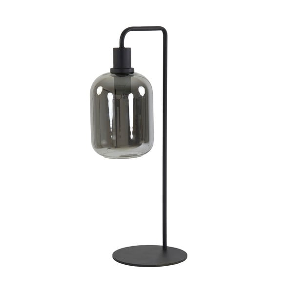 Črna namizna svetilka (višina 60 cm) Lekar - Light & Living