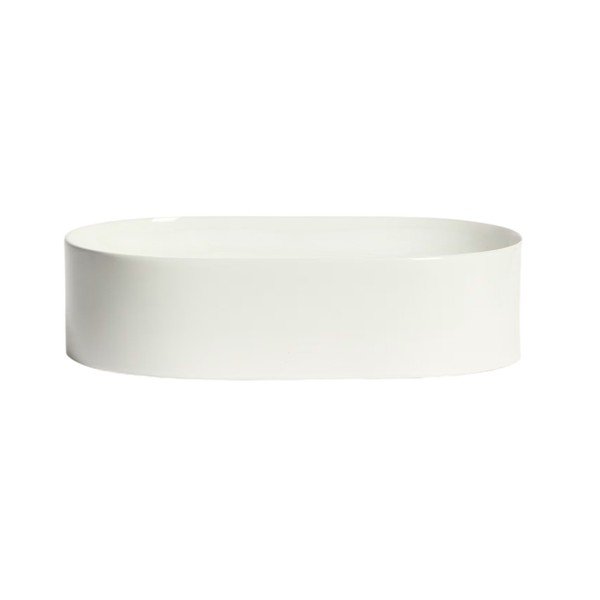 Bel keramičen umivalnik 50x31 cm Ovara – Kave Home