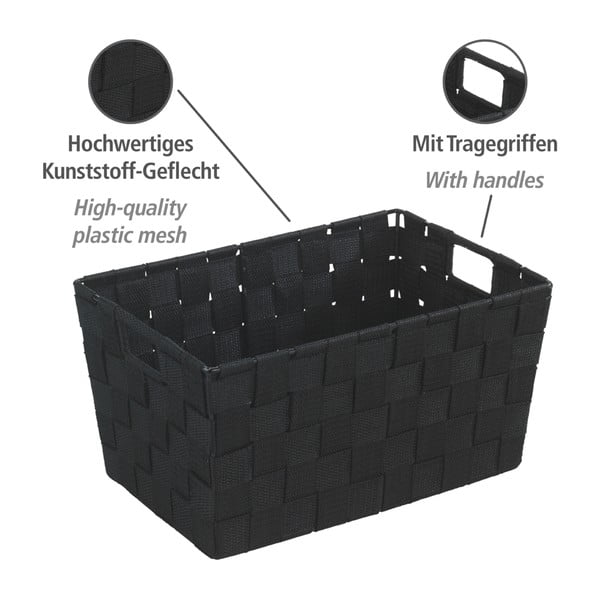 Črna košara Wenko Adria, 20 x 30 cm-image-3