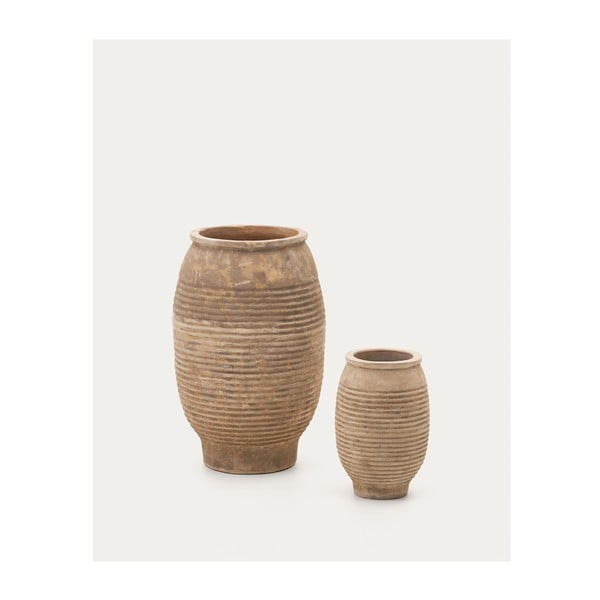 Cvetlični lonci v kompletu iz terakote 2 ks ø 54 cm Llonga – Kave Home-image-2