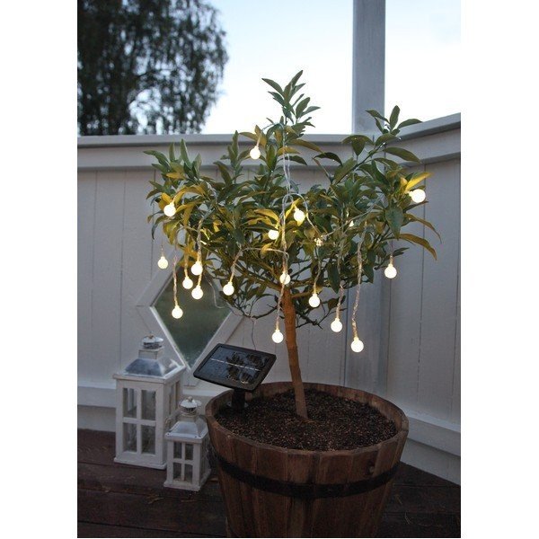 Zunanja solarna LED svetlobna ogrlica Star Trading Balls, dolžina 4,75 m-image-1