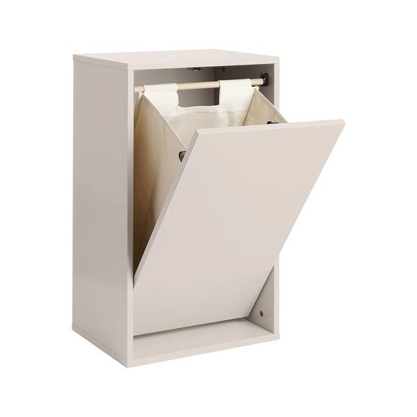 Svetlo siv stenski koš za perilo Laundry Box – ReCollector