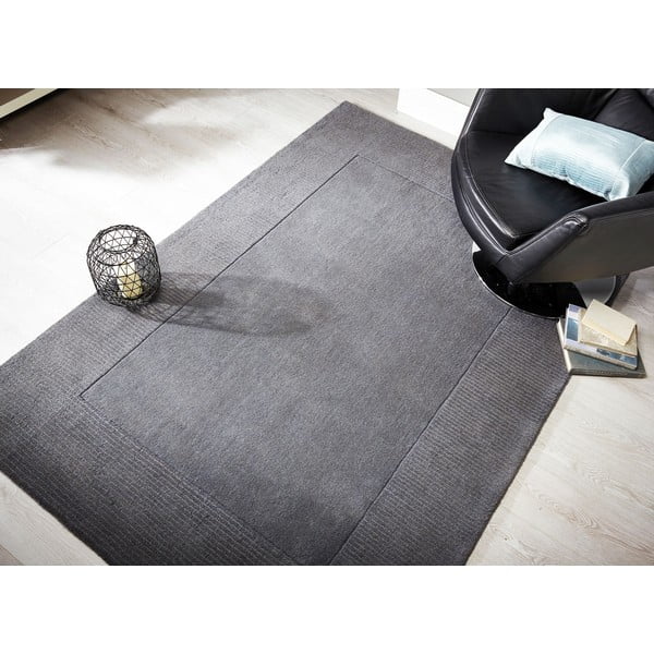 Siva volnena preproga Flair Rugs Siena, 160 x 230 cm-image-1