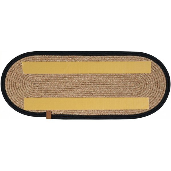 Črni/v naravni barvi komplet preprog za stopnice 16 ks 25x65 cm Milo Frame – Vitaus-image-3