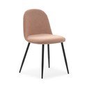 Svetlo rožnati jedilni stoli v kompletu 4 ks Malila – Marckeric