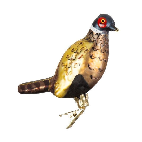 Steklen okrasek za jelko 18,5 cm Bird – Sass & Belle