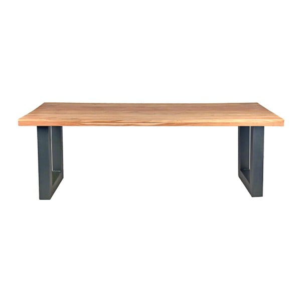 Jedilna miza s ploščo iz akacijevega lesa LABEL51 Milaan, 220 x 95 cm