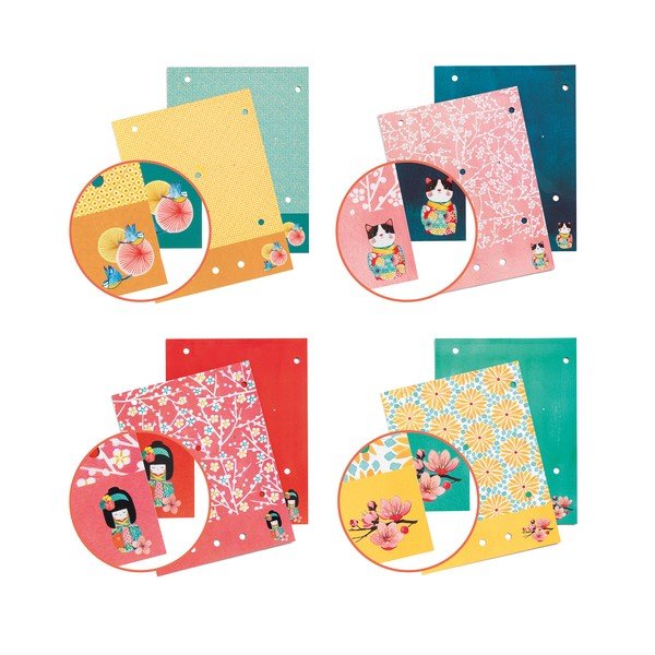 Komplet za izdelavo 4 mlinov na veter Djeco Windmill-image-1