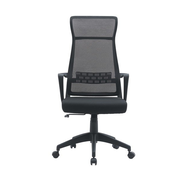 Črn oblazinjen pisarniški stol Hoboken – Yes Everyday-image-2