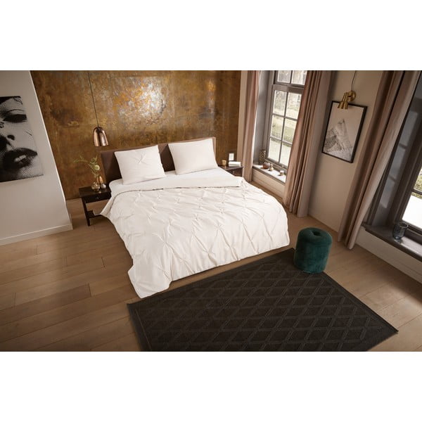 Kremno bela posteljnina za zakonsko posteljo/podaljšana iz mikrovlaken 200x220 cm Pure Elegance – Good Morning-image-2